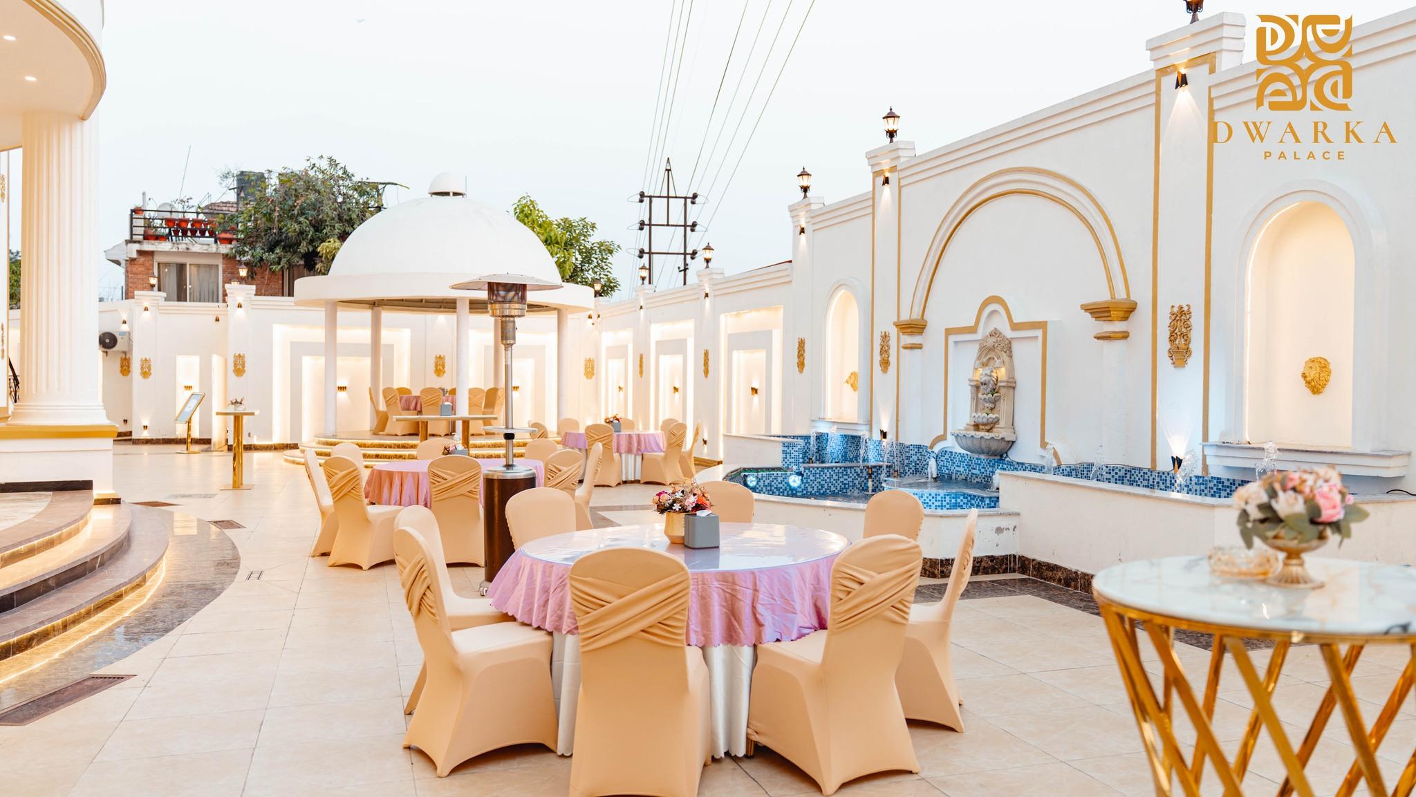 Guests Talking in the main hall